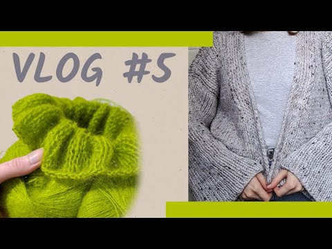 Видео: Vlog: обзор спиц, майка из мохера, кардиган и процессы. ПРОВАЛ с изделием...