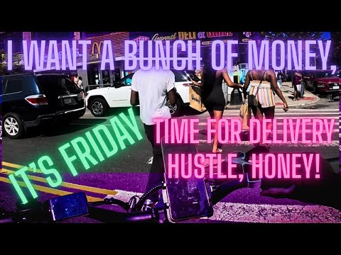 Видео: Uber Eats Brooklyn – Сколько платят в пятницу? / How Much They Pay on Friday