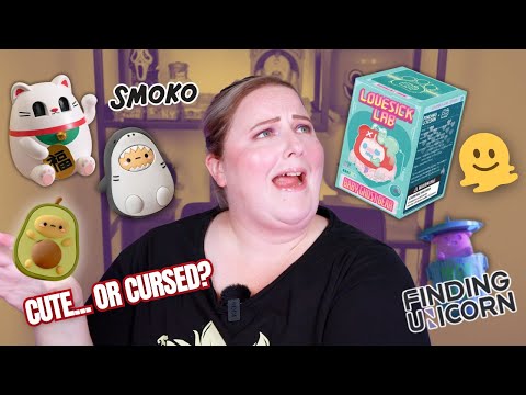 Видео: Слепые коробки Finding Unicorn и Smoko милые… и немного пугающие 🫠