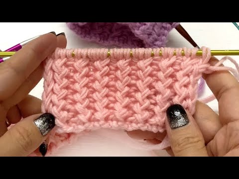Видео: Французкая резинка по кругу и двухсторонняя