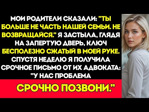 Видео: На семейном ужине мои родители сказали, что у меня больше нет дома, и выгнали меня. Тогда я