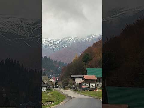 Видео: Сніг в горах у Карпатах #львівдепо #карпати #шипіт