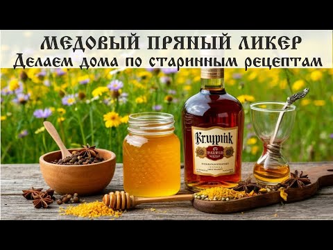 Видео: Крупник - медовый пряный ликер варим дома по старинным рецептам