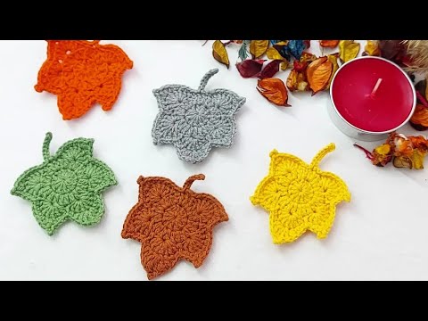 Видео: Эти великолепные листья 👍💯 листья самолета крючком 🍁 изготовление моделей