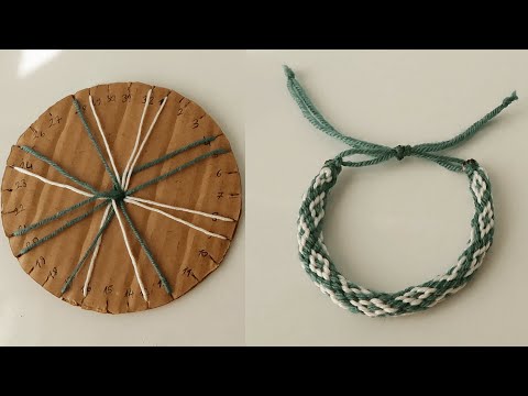 Видео: Браслет из ниток, который может сделать каждый | Кумихимо Браслет