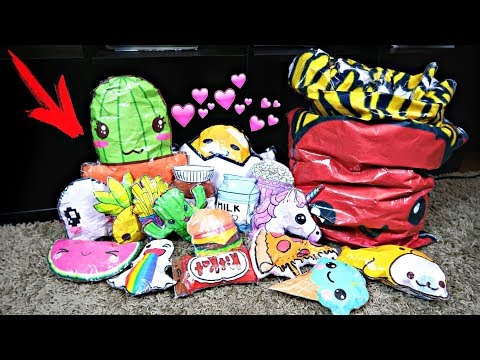 Видео: МОЯ КОЛЛЕКЦИЯ СКВИШИ из БУМАГИ / АНТИСТРЕСС ИГРУШКИ | КАВАЙНЫЕ СКВИШИ | SQUISHY