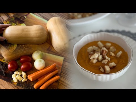 Видео: Тыквенный суп-пюре.