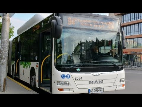 Видео: В автобус 94.От спирка Хотел Хемус до Бул.Стоян Михайловски.