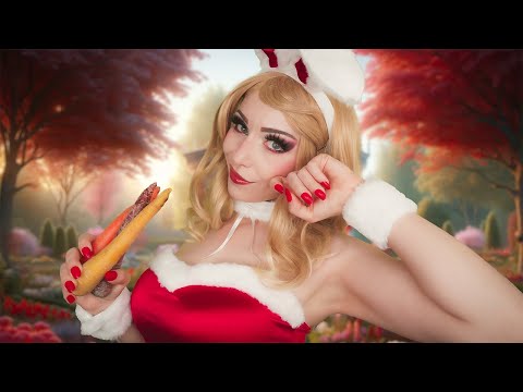 Видео: ASMR Bunny Girl's Hoppy Hour: хруст моркови и покраска яиц 🥕