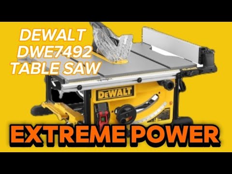 Видео: DEWALT DWE7492-QS TABLE SAW#стабилен циркулар#stonicirkular 