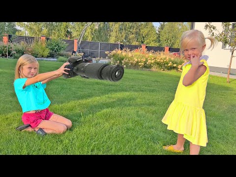 Видео: София стала фотографом. Ника - МОДЕЛЬ. Софунья Шалунья