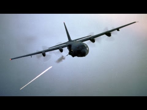 Видео: "Ангел Смерти" AC-130 - Тяжеловооруженный самолёт специальных операций ВВС США