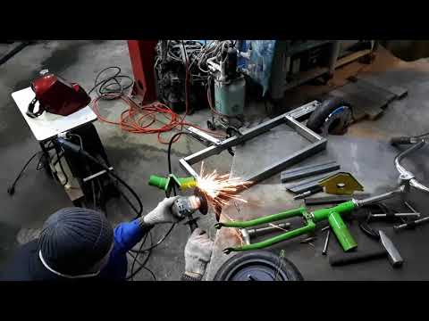 Видео: Полноприводный Электросамокат из гироскутера Часть 1/All-wheel drive Electric Scooter gyroscooter