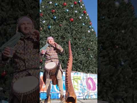 Видео: 1 января 2024 года. Феодосия. С новым годом! Урааа!!! 📯DIDGERIBOB📯