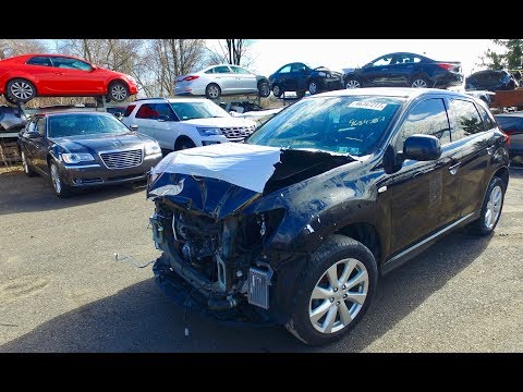 Видео: Битые автомобили до 3000$ с аукционов США. 2014 Mitsubishi Outlander. Авто из США