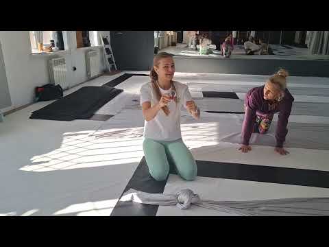 Видео: Как правильно завязывать гамак для аэройоги