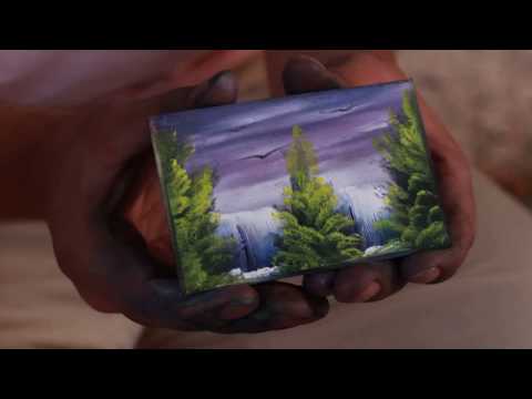 Видео: Мини-картина пальцами за две минуты. Винница