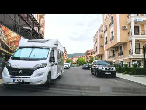 Видео: Свети Влас/  Sveti Vlas, Bulgaria (4k drive)