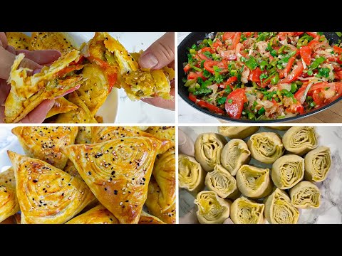 Видео: Рецепт хрустящей самсы из слоеного теста с овощами  سمبوسه ورقی  بادنجان رومی که عاشق اش میشوید