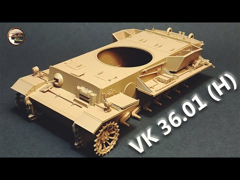 Видео: МОЙ любимый Танк из WoT. Подробная Сборка VK 36.01 (H) в 1/35 от RFM