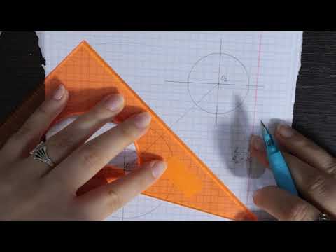 Видео: Сопряжение двух окружностей по касательной прямой