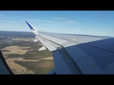 Видео: Норвегия, два взлета и две посадки на Airbus A320 | Ставангер - Осло - Киркенес | SAS