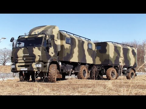 Видео: Вездеход - дом на колесах на базе Камаза. Возьми квартиру с собой!