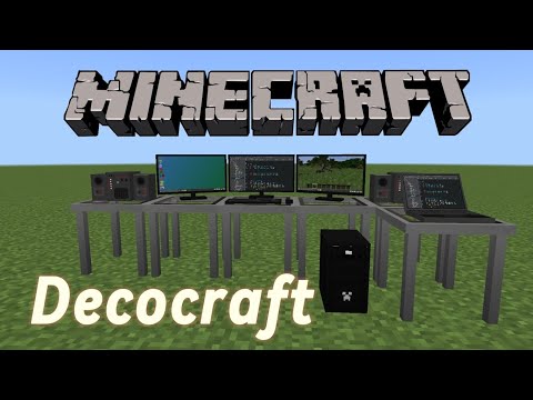 Видео: Мод На Decocraft Для Майнкрафт | Minecraft