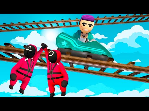 Видео: ТАНОС ИЩЕТ НАС! САМАЯ КРУТАЯ НЫЧКА! ИГРА В КАЛЬМАРА ПЛАСТИЛИНОВЫЕ ПРЯТКИ В HUMAN FALL FLAT