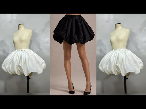Видео: Как выкроить и сшить юбку-баллон круговым методом. || Как выкроить и сшить юбку-баллон