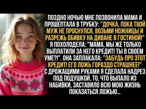 Видео: Пока муж не проснулся, разрежь диван!  сказала мама