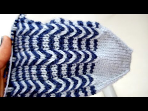 Видео: Носки от мыска часть 2, пятка бумеранг