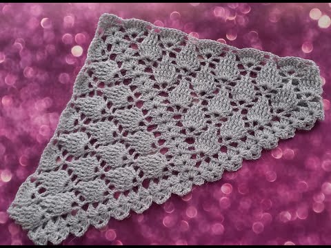 Видео: 🌼МК номер 70.Узор для шали крючком 🌼