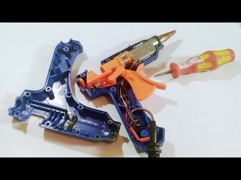 Видео: Клеевой пистолет. Как очистить клеевой пистолет внутри ))))))