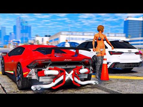 Видео: РЕАЛЬНАЯ ЖИЗНЬ В GTA 5 - ЛАМБА НА 1000 СИЛ ПРОТИВ ПОРША 911! ВЫИГРАЛ ДЕНЬГИ В УЛИЧНЫХ ГОНКАХ! 🌊ВОТЕР