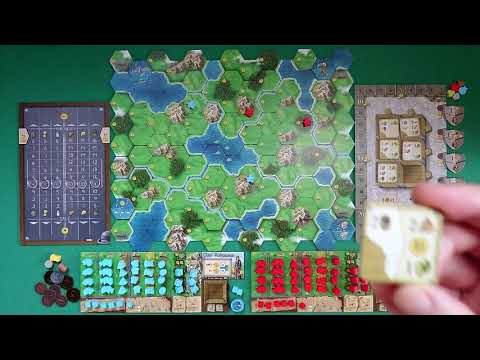 Видео: CLANS of CALEDONIA [3] Учимся играть в Кланы Каледонии, полная пробная партия