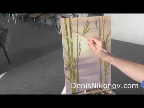 Видео: Мастер-класс "Бамбук и бабочки".