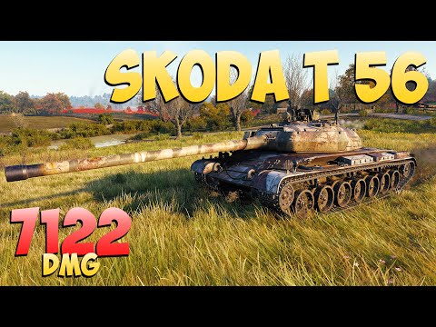 Видео: Skoda T 56 - 7 Kills 7.1K DMG - Драма! - Мир Танков