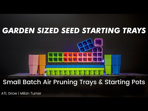 Видео: Как сажать семена весной | 6-секционные горшки с воздушными черенками, 2,5-дюймовые горшки и лотк...