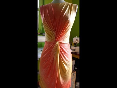 Видео: Платье с узелком. Vestido con nudo