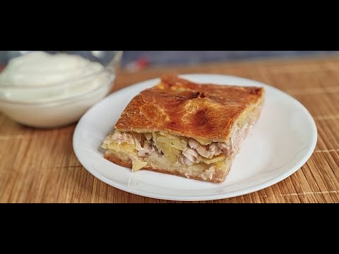 Видео: 🥩🥔САМЫЙ СОЧНЫЙ Пирог с мясом и картошкой— ЛУЧШИЙ рецепт бездрожжевого теста на кефире.