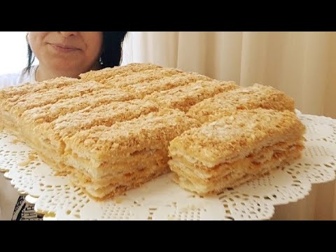Видео: Научу печь правильные слои/ Наполеон/быстрые готовые слои/Тающая структура/крем как сгущенка/