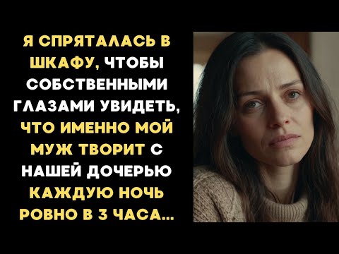 Видео: Я спряталась в шкафу, чтобы своими глазами увидеть, зачем мой муж ходит к нашей дочери каждую ночь
