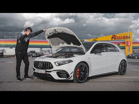 Видео: Новый Мерс сломался после обкатки! Mercedes-Benz A45S AMG - Ремонт длиною в месяц!