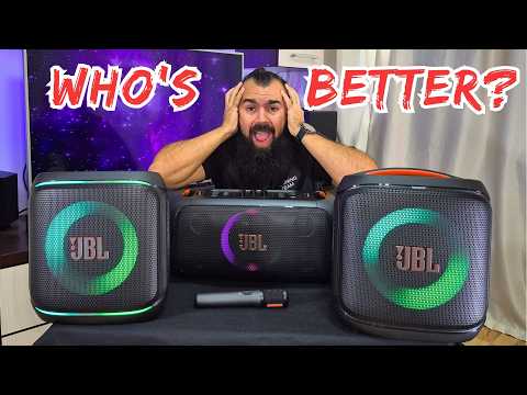 Видео: JBL Partybox Encore 2 против JBL Partybox Encore Essential2 против JBL Partybox On-the-Go Essential