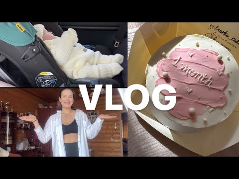 Видео: VLOG2// 1 месяц Айлы, жизнь у родителей без мужа, антибиотики при ГВ, акне новорожденных⛅️