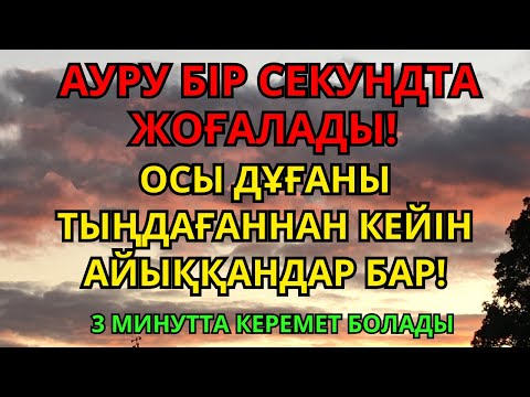 Видео: Денсаулық сыйлайтын ең әсерлі дұға – Пайғамбардың 3 минуттық дұғасы сырқаттан арылтады