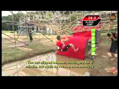 Видео: Йордан Йовчев във Етап Ninja Warrior One