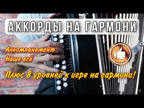 Видео: Как играть на гармони аккордами? Схема аккордов на гармони. Змейка аккордов на гармони.