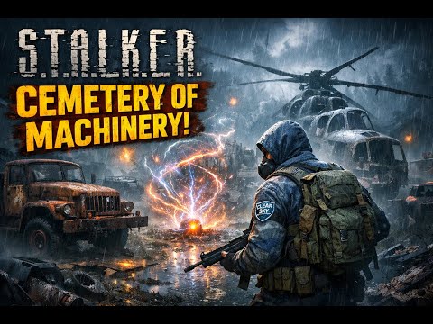 Видео: Выжил! 24 игровых часа только в одной локации "Кладбище техники" без единой смерти | STALKER Anomaly